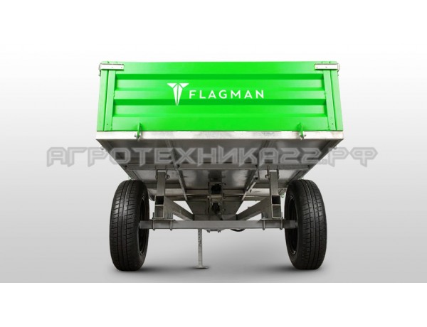 Прицеп Flagman | Флагман C/ПТТ — 1,5 к мини-трактору (самосвальный)
